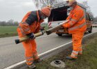 Austausch einer Kontrollstelle zur Verkehrszählung