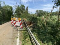 Sturmschäden an der St 2045in Wang