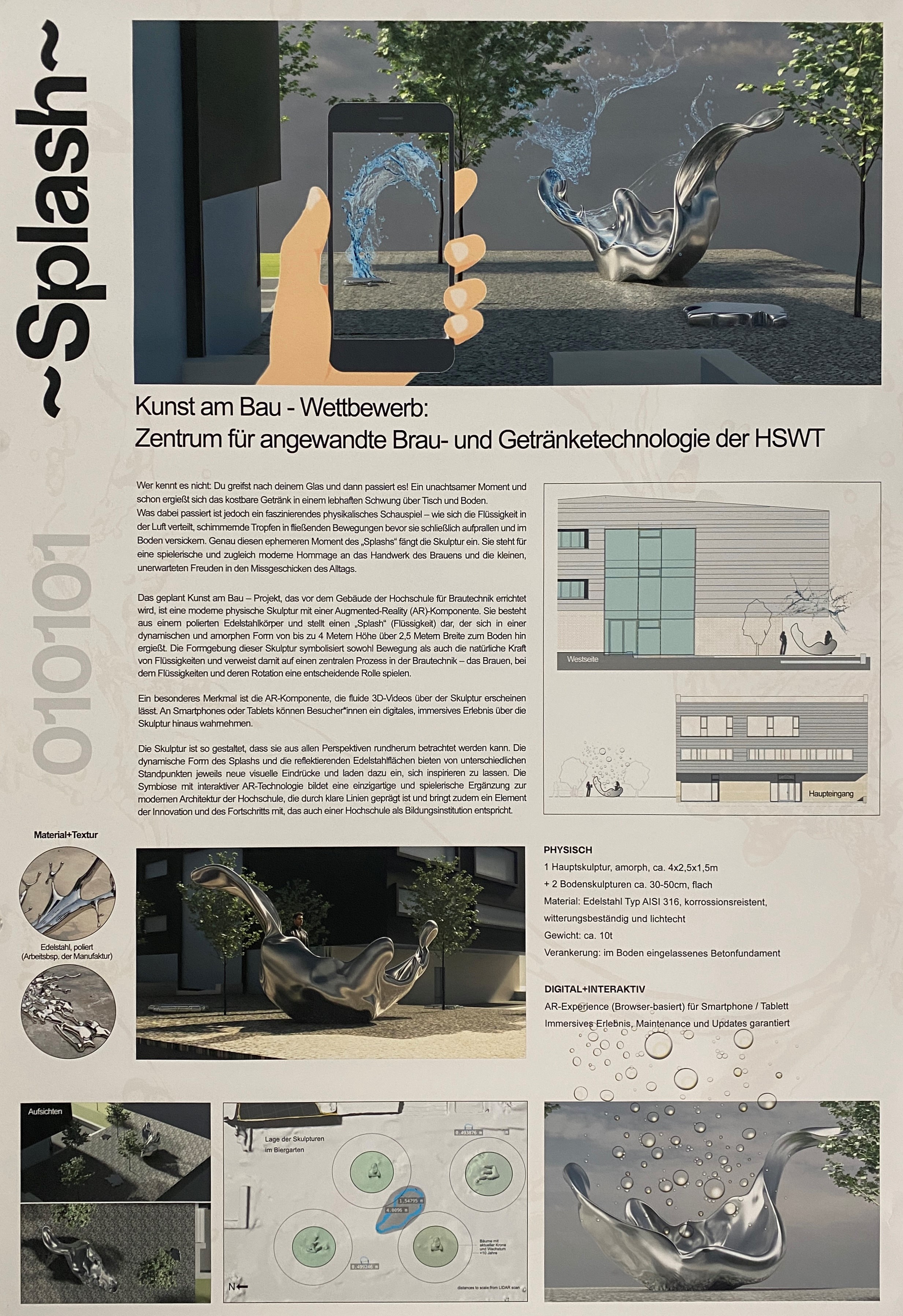 Der Entwurf „Splash“ der Künstlerin Theresa Schubert überzeugte die Jury. Der Entwurf „Splash“ der Künstlerin Theresa Schubert überzeugte die Jury.